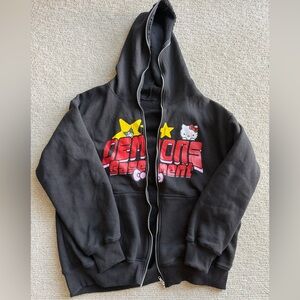 Demons Basement Hello Kitty Full-Zip Hoodie